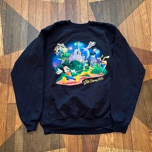 Walt Disney World Crewneck‎ Sweatshirt Large